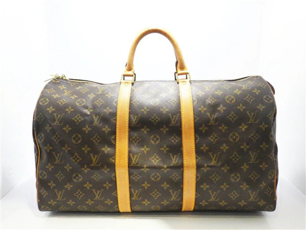 LOUIS VUITTON Monogram Keepall Boston Bag